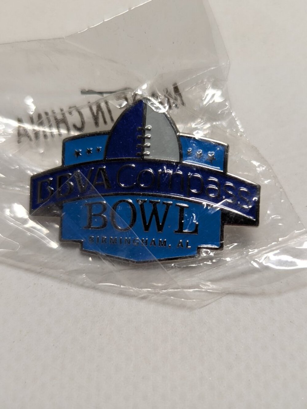 BBVA Compass Bowl Birmingham, AL Pin Collector's Pin Football Vintage!